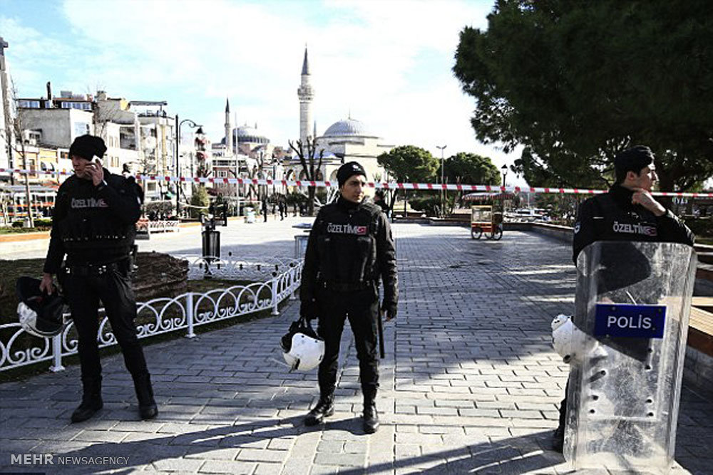 التفجير الارهابي وسط اسطنبول 