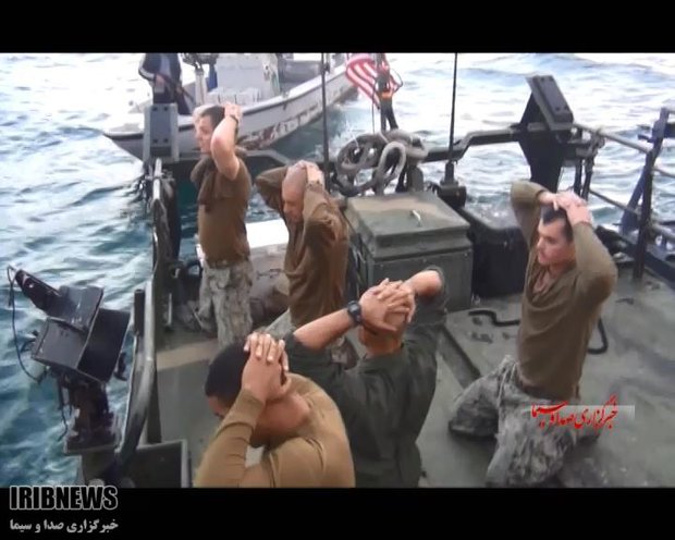 Fresh pictures of US sailors by IRIB