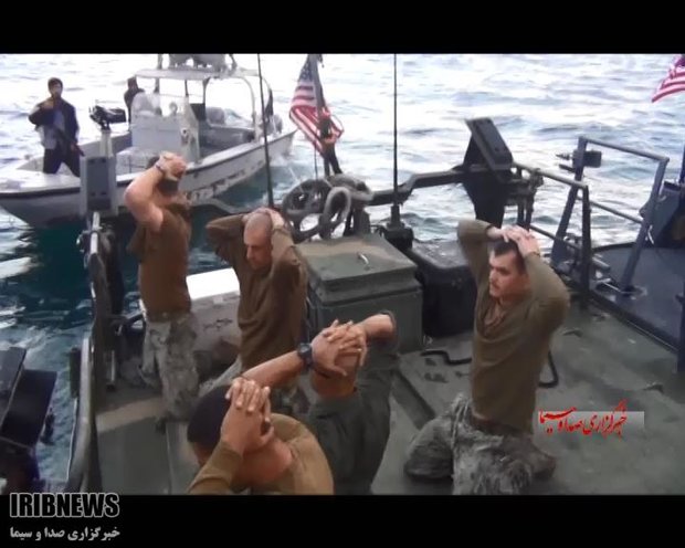 Fresh pictures of US sailors by IRIB