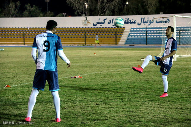 تمرین تیم استقلال خوزستان در جزیره کیش‎