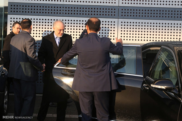 ورود دکتر ظریف وزیر امور خارجه و هیات همراه به وین
