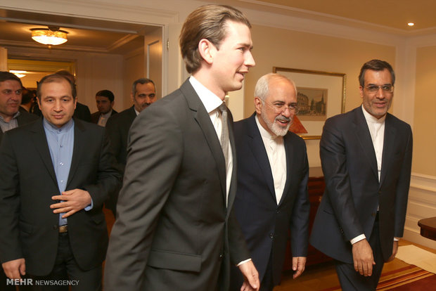 دیدار وزرای امورخارجه ایران و اتریش