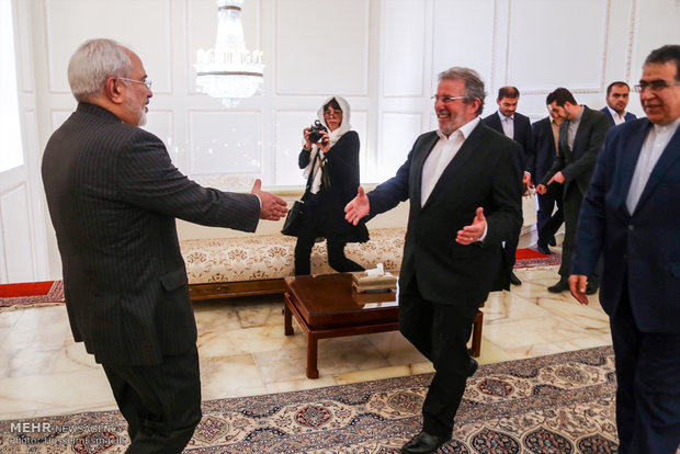 Iran's FM, Luxembourg parl. speaker meet in Tehran