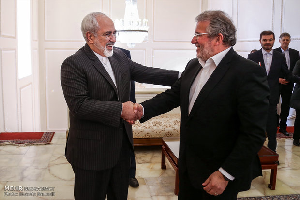 Iran's FM, Luxembourg parl. speaker meet in Tehran