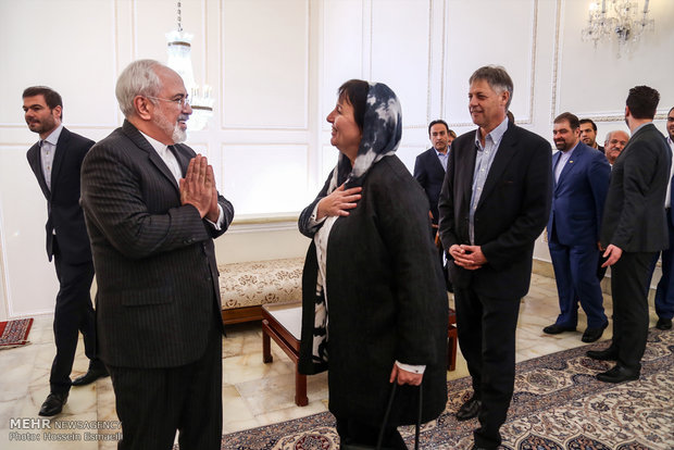 Iran's FM, Luxembourg parl. speaker meet in Tehran