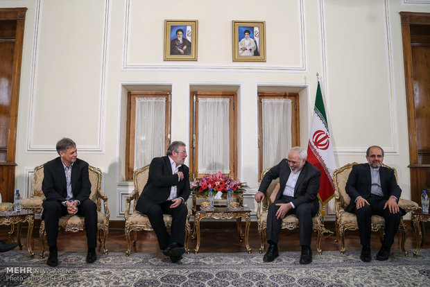 Iran's FM, Luxembourg parl. speaker meet in Tehran