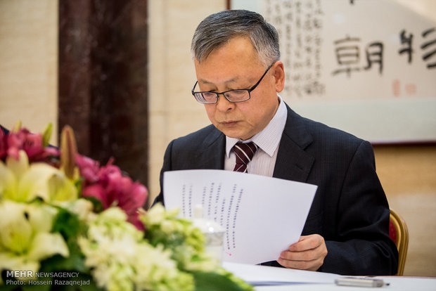 Chinese amb. holds presser in Tehran