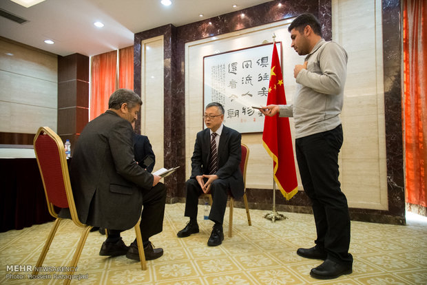 Chinese amb. holds presser in Tehran