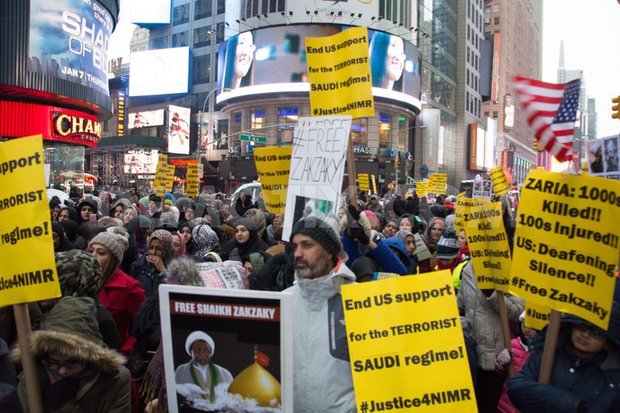 VIDEO: Anti-Saudi protests in NY