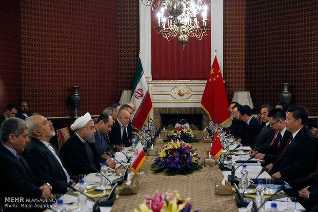 President Rouhani welcomes Chinese counterpart