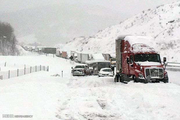 طوفان زمستانی جوناس در آمریکا‎