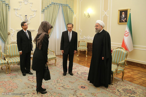 Iran's president receives Thailand FM