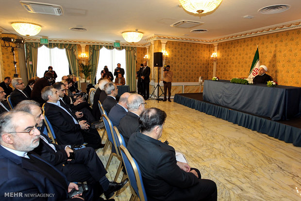 Rouhani's last hour presser in Italy 