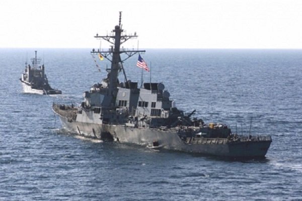 Army Navy issues warning to US destroyer