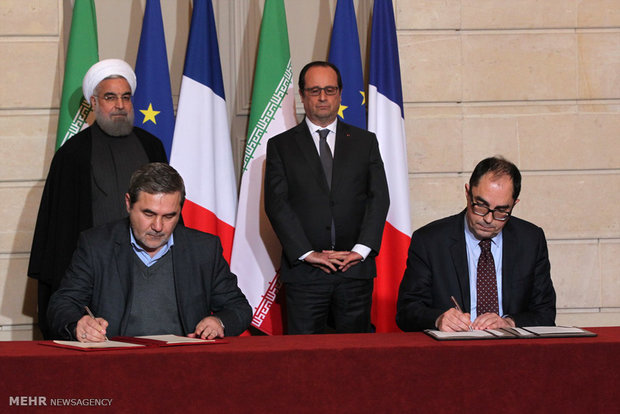 ایران اور فرانس نے 20 معاہدوں پر دستخط کردیئے