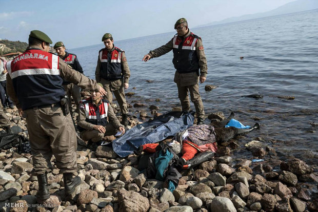 غرق شدن مهاجران نزدیک سواحل ترکیه
