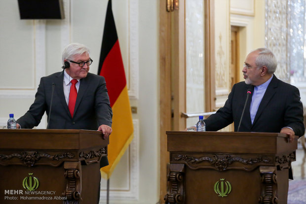 Zarif, Steinmeier press conference