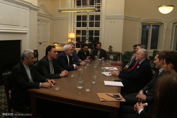 All Zarif's meetings in London
