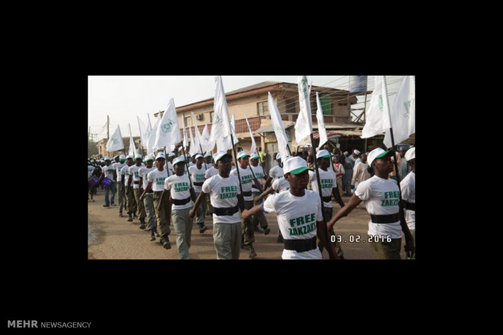 راهپیمایی مردم در زاریای نیجریه اس برای روشن شدن وضعیت شیخ زکزاکی