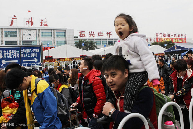 بازگشت چینی ها به خانه برای سال نو