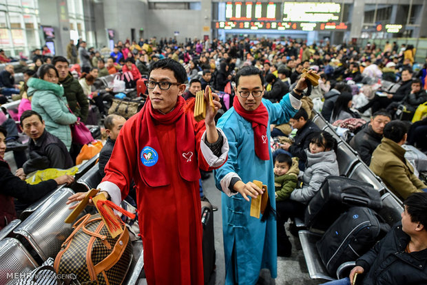 بازگشت چینی ها به خانه برای سال نو