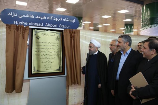 قطار شهری مشهد به فرودگاه بین‌المللی شهید هاشمی‌نژاد متصل شد