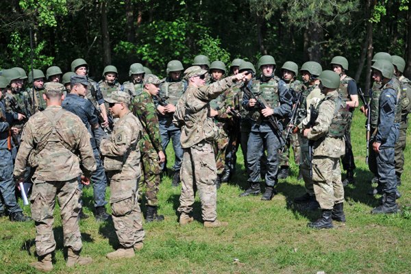 استفاده نیروهای اوکراین از مدرسه به عنوان پایگاه نظامی