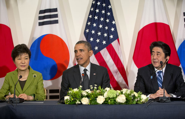 S Korea, Japan, US to cooperate for strong sanctions on N Korea