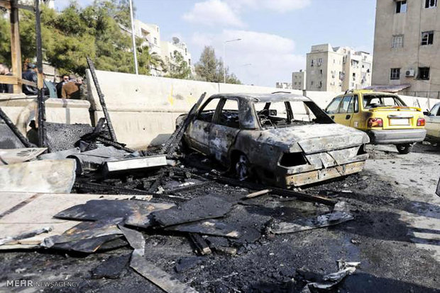 انفجار انتحاری در دمشق‎