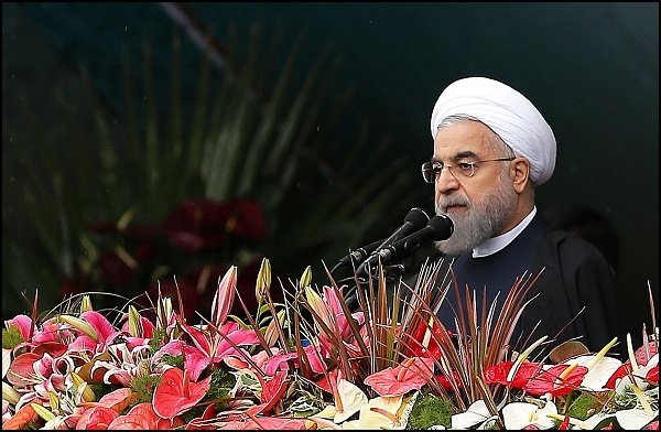  الرئيس روحاني : شعبنا لن يستسلم امام اي ضغط وتهديد 