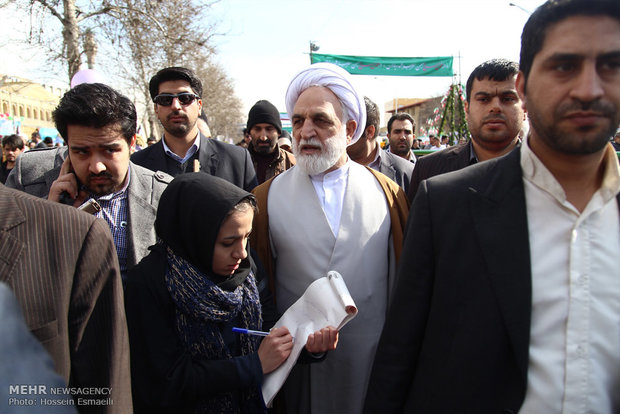 حضور مسئولان نظام در راهپیمایی یوم الله ۲۲ بهمن