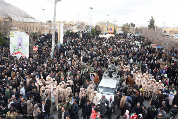 راهپیمایی یوم الله۲۲ بهمن در شهرضا