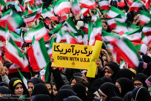 New frames from Feb. 11 rallies in Tehran