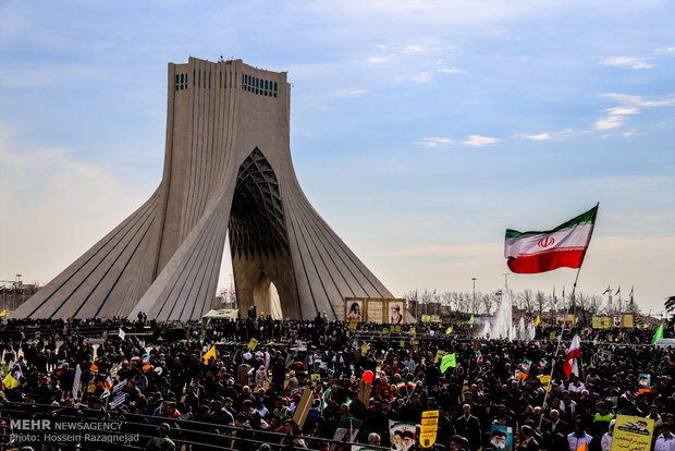 New frames from Feb. 11 rallies in Tehran