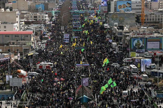 راهپیمایی یوم الله ۲۲بهمن در تهران