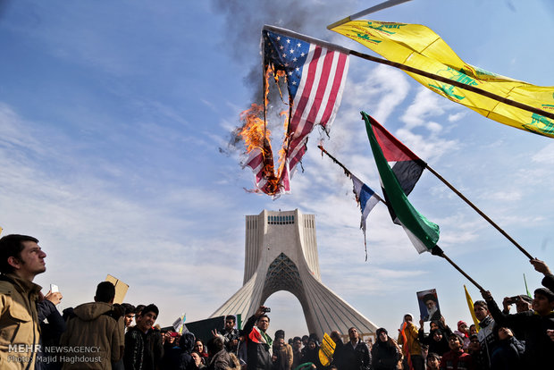 New frames from Feb. 11 rallies in Tehran