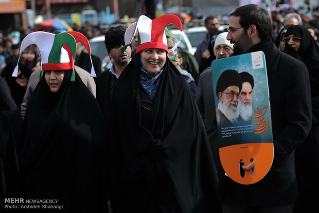 New frames from Feb. 11 rallies in Tehran