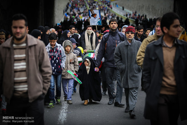 راهپیمایی یوم الله ۲۲بهمن در تهران