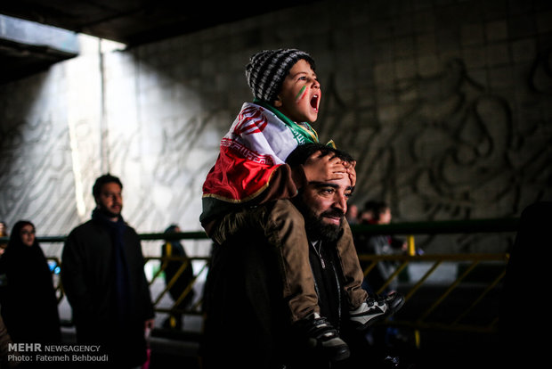 New frames from Feb. 11 rallies in Tehran