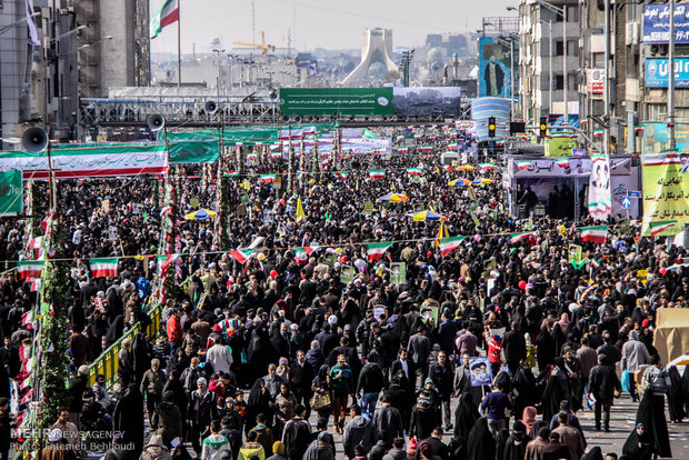 New frames from Feb. 11 rallies in Tehran