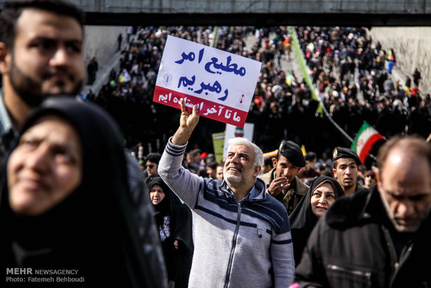 راهپیمایی یوم الله ۲۲بهمن در تهران