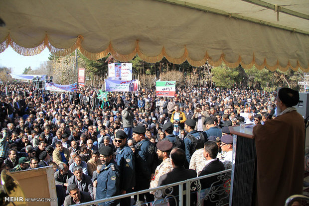راهپیمایی یوم الله ۲۲بهمن در سیرجان