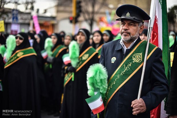 راهپیمایی یوم الله22 بهمن در  شیراز / امین برنجکار