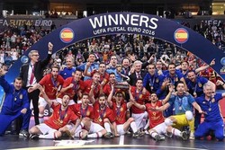 اسپانیا برای هفتمین بار قهرمان فوتسال اروپا شد