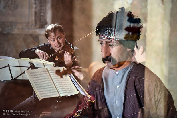 German group performs in Shiraz Vakil Historical Bath