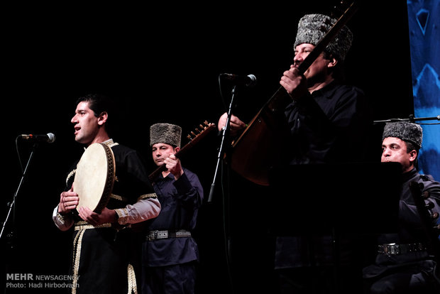 Indigenous music groups perform in Niavaran Cultural Complex