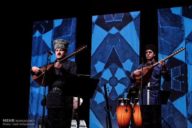 Indigenous music groups perform in Niavaran Cultural Complex