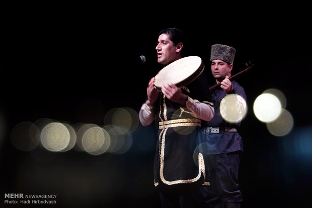 Indigenous music groups perform in Niavaran Cultural Complex