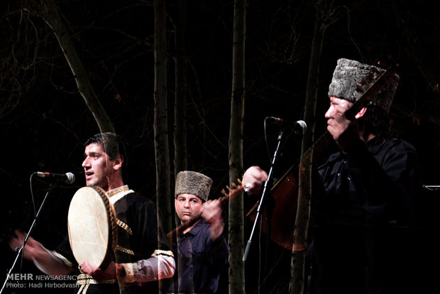 Indigenous music groups perform in Niavaran Cultural Complex