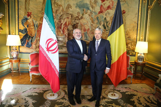 Iran, Belgian FMs meet in Brussels